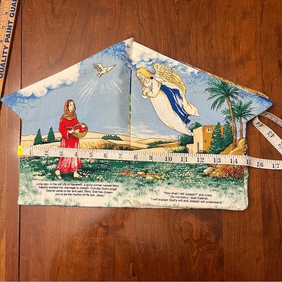 The First Christmas Soft Cloth Book Toddler Baby Holiday - Picture 6 of 8